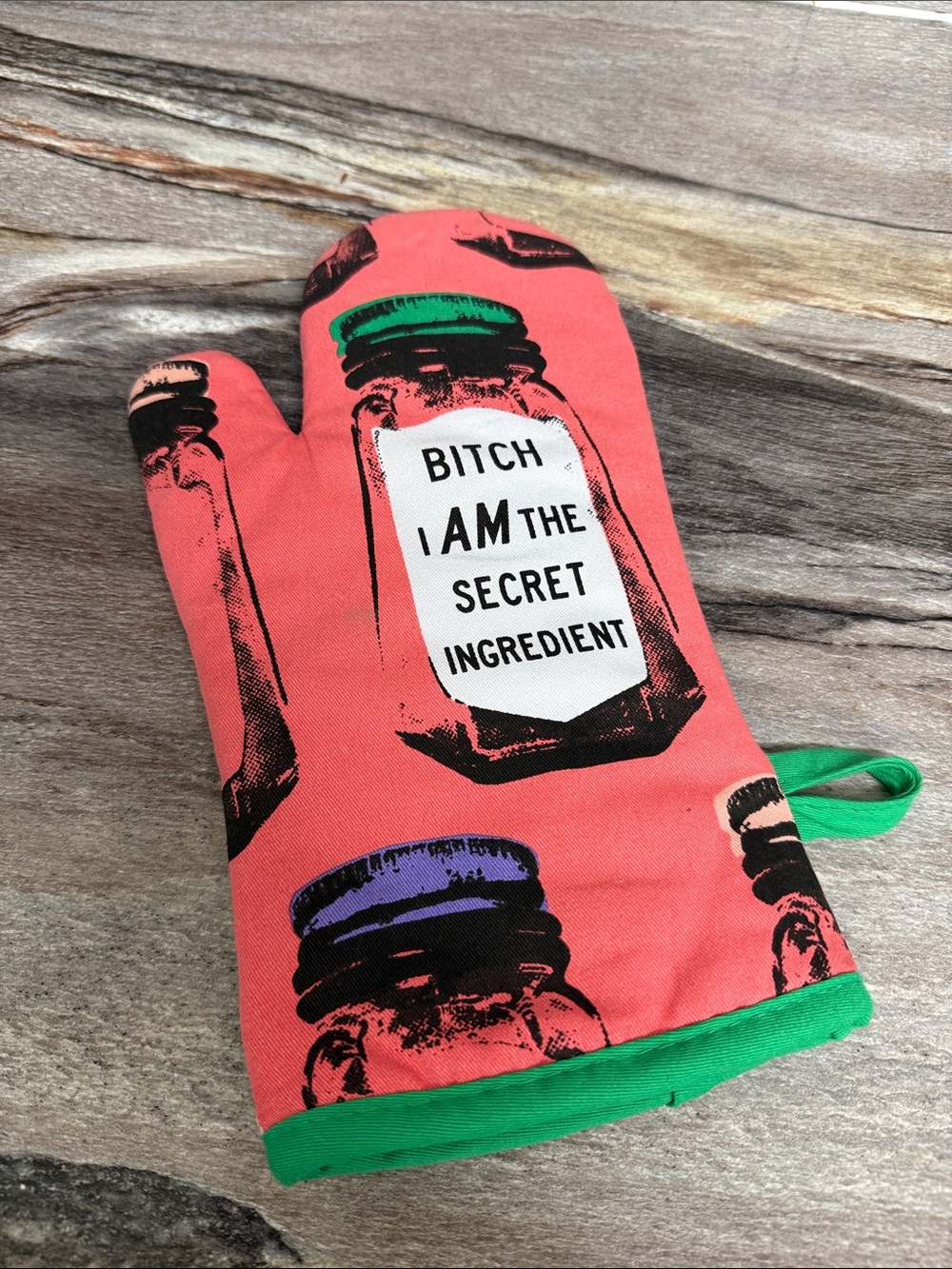 B*tch I AM the Secret Ingredient Oven Mitt